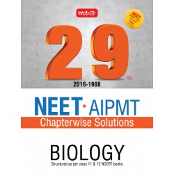 29 Years NEET-AIPMT Chapterwise Solutions - Biology 2017